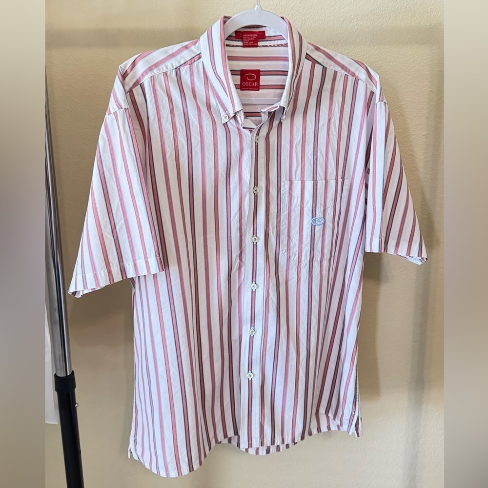 Oscar de la Renta Men’s Botton Down Shirt Size L